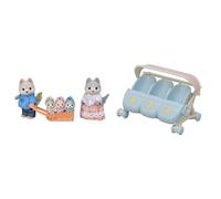 Sylvanian Families 5636 Husky Family - Dollhouse Playsets Multicolor, 3 x 3.5 x