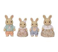 Sylvanian Families Kids Milk Rabbit Family Toy Set