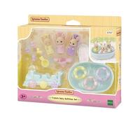 Sylvanian Families 5707 Triplets Baby Bathtime Set - Dollhouse Playsets