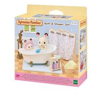 Sylvanian Families - 5739 Bath & Shower Set - Dollhouse Playsets