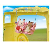 Sylvanian Families - 5744 Rainbow Fun Nursery Bus - Dollhouse Playsets