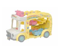 Sylvanian Families - 5744 Rainbow Fun Nursery Bus - Dollhouse Playsets