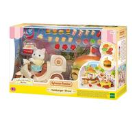 Epoch Sylvanian Families Burger Stand Figures Orange