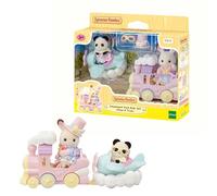 Sylvanian Families - 5819 Amusement Park Ride Set -Plane & Train- Dollhouse Playsets