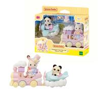 Sylvanian Families - 5819 Amusement Park Ride Set -Plane & Train- Dollhouse Playsets