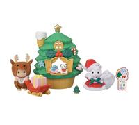 Sylvanian Families - 5822 Baby Santa's Christmas Tree House - Dollhouse Playsets