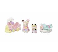 Sylvanian Families - 5819 Amusement Park Ride Set -Plane & Train- Dollhouse Playsets