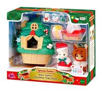 Sylvanian Families - 5822 Baby Santa's Christmas Tree House - Dollhouse Playsets