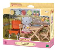 Sylvanian Families BBQ Picnic Set Elephant Girl Epoch New Kids Childrens Toy
