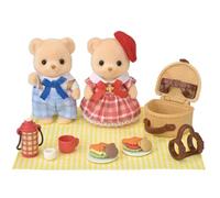 Sylvanian Families - Biscuit Bear Sister & Brother - Delicious Picnic - Dollhouse Playsets 5852