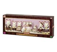 EPOCH Sylvanian Families Rabbit Family Anniversary Set with Chocolate Ears