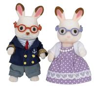 Sylvanian Families Chocolate Rabbit Grandparents - dollhouse playset 5190