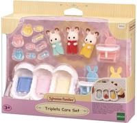 Sylvanian Families 5532 Triplets Care Set - Dollhouse Playsets, Yellow,blue,mint,green,pink,red