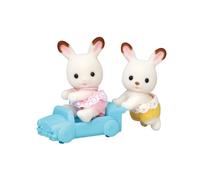 Sylvanian Families Chocolate Rabbit Twin Babies