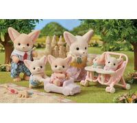 Sylvanian Families Fennec Fox Family - dollhouse playset 5696, Flesh