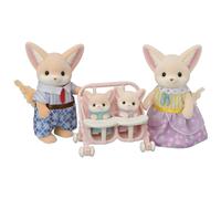 Sylvanian Families Fennec Fox Family - dollhouse playset 5696, Flesh