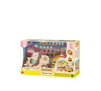 Sylvanian Families Hamburger Stand With Latte Cat One Colour
