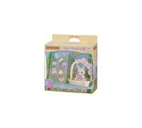 Sylvanian Families Hoppin' Easter Set with Snow Rabbit Baby Figure