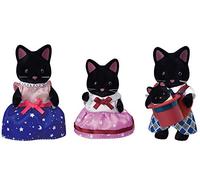 Sylvanian Families Midnight Cat Family - dollhouse playset 5530