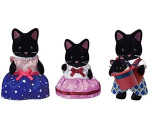 Sylvanian Families Midnight Cat Family - dollhouse playset 5530