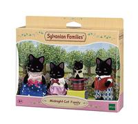 Sylvanian Families Midnight Cat Family Playset Black