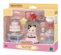 Sylvanian Families Party Time Playset - Tuxedo Cat Girl