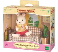 Sylvanian Families Playset Papa' Coniglio Cioccolato And Divano Epoch 5014