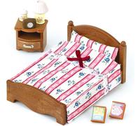 Sylvanian Families Semi-Double Bed - dollhouse furniture 5019