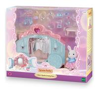Sylvanian Families Style & Sparkle Dressing Room Snow Rabbit Princess Set 5758