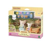 Sylvanian Families Sunny Picnic Set Fennec Fox Sister & Baby Set 5698
