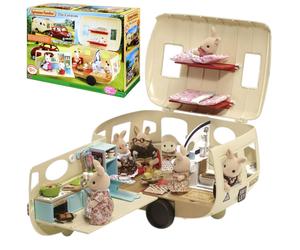 Sylvanian Families The Caravan Playset Camper Van Toy House 5489 Accessories