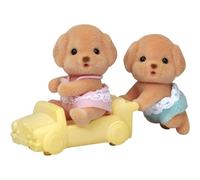 Sylvanian Families Toy Poodle Twins, White