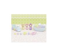 Sylvanian Families 5707 Triplets Baby Bathtime Set - Dollhouse Playsets