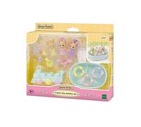 Sylvanian Families Triplets Baby Bathtime Set Pink