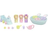 Sylvanian Families 5707 Triplets Baby Bathtime Set - Dollhouse Playsets