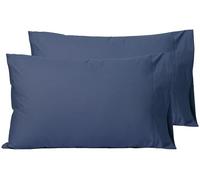 Sylvanora Egyptian Cotton Pillowcases 2 Pack 50x75cm Crown Blue