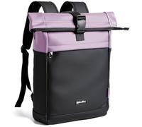 Sylvanthos Waterproof Backpack, Laptop Backpack for Men and Women with Anti-Theft Zipper, Expandable 18-25L, Rains Backpacks for Work,School, Business Trips - Purple