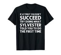 SYLVESTER Gift Name Personalized Birthday Funny Christmas T-Shirt
