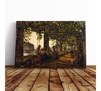 Sylvester Shchedrin Painting Canvas Print | Gallery Wrapped 30mm Frame Wall Art | 24x16 inches | Ready to Hang | Modern Picture | Living Room Bedroom Lounge Office