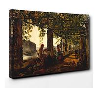 Sylvester Shchedrin Painting Canvas Print | Gallery Wrapped 30mm Frame Wall Art | 30x20 inches | Ready to Hang | Modern Picture | Living Room Bedroom Lounge Office
