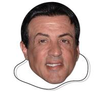 Sylvester Stallone Face Mask - Ready To Wear - 1, 5 or 10 Pack - Celebrity Mask-Elastic-10 Masks
