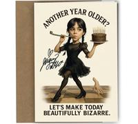 Sylvester Stallone Rocky Autograph Birthday Card Funny Reproduction Pre Printed - Movie Caricature with Printed Film Memorabilia Boxing Humorous Fighter Idea for Rocky Fans Collectors No1983