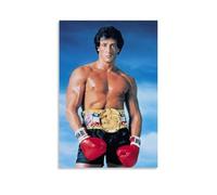 Sylvester Stallone Waterproof And Stain Resistant Wall Paintings High-definition Spray Painted Decorative Paintings Study And Coffee Shop Decorations Fade ResistantUnframe-style16x24inch(40x60cm)