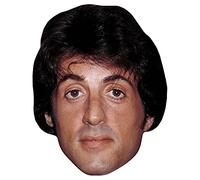 Sylvester Stallone (Young) Celebrity Mask, Flat Card Face, Fancy Dress Mask
