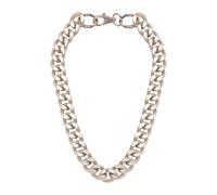 Sylvia Piechulla Cleopatra Silver Chunky Unisex Aluminium Chain Necklace Single Tier - Silver - Silver Aluminium