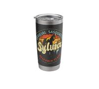 Sylvia Sasquatch Research Team Personalized Bigfoot Stainless Steel Insulated Tumbler