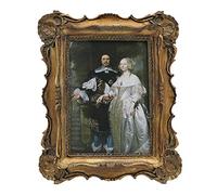 SYLVIA'S SHOP Vintage 8x10 Picture Frame, Antique Ornate Luxury Photo Frame, Table Top Display and Wall Hanging Home Decor, Old Fashioned Gorgeous Photo Gallery Art Deco, Bronze Gold