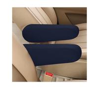 Sylvil 2 PCS Car Front Seat Armrest Covers, Elastic Fabric Auto Seat Armrest Protectors, Comfortable Front Seat Arm Rest Cover Replacement for Most Vehicles, Car Accessories (Dark Blue)