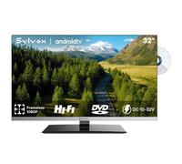SYLVOX 32" Smart TV with DVD Player, Frameless 1080P Small TV for Caravans