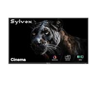 SYLVOX 55 inch Outdoor TV, Mini-LED QLED 4K UHD Google Smart TV, 2000Nits Full Sun Anti-Glare, 120Hz Refresh Rate, IP55 Waterproof, Dolby Vision & Atmos, Dual 30W+Subwoofer, HDMI 2.1 (2025, Cinema)